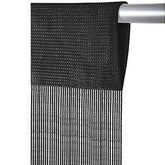 Fadenvorhang mit Tunneldurchzug schwarz Breite 90/140cm Höhe 250cm